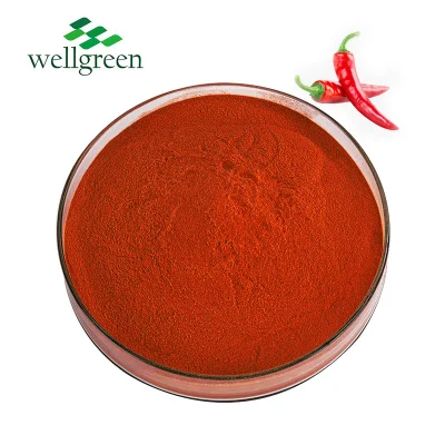 Pigmento natural comestible de bajo precio, pigmento colorante para alimentos, extracto de chile rojo, capsantina en polvo